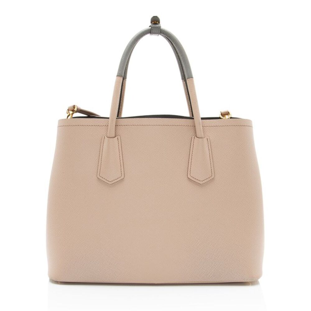 Prada Saffiano Cuir Double Handle Medium Tote - Picture 3 of 16
